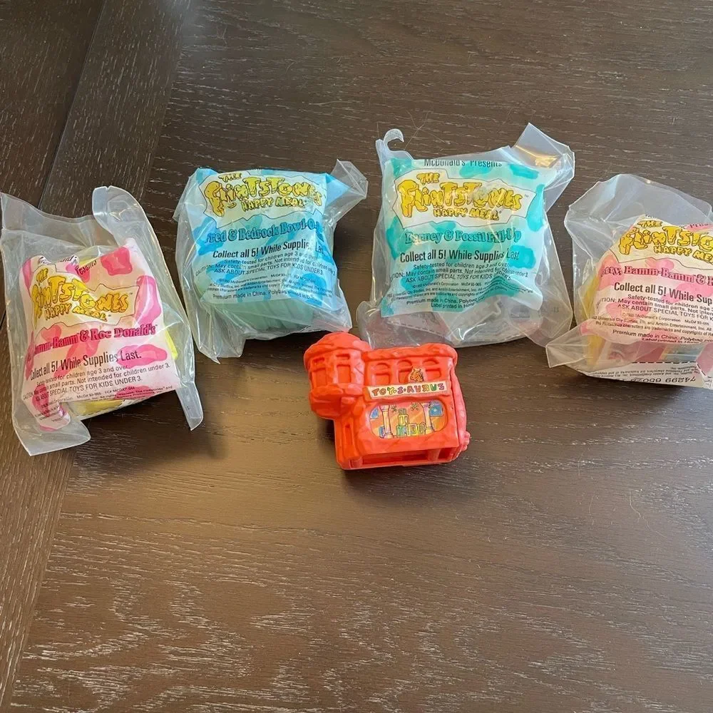 Vintage Flintstone McDonald’sToys Sealed